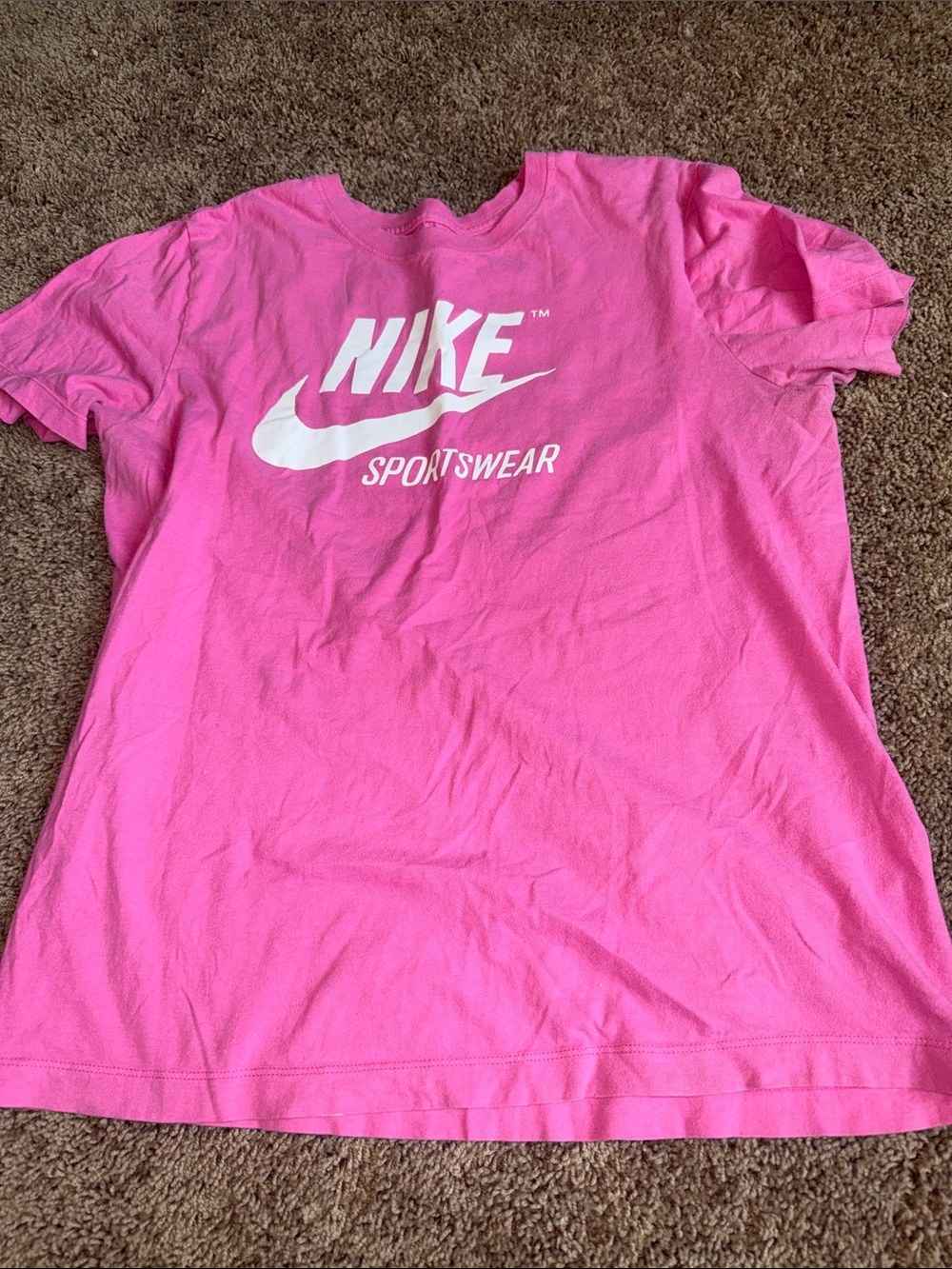 Nike pink tee shirt